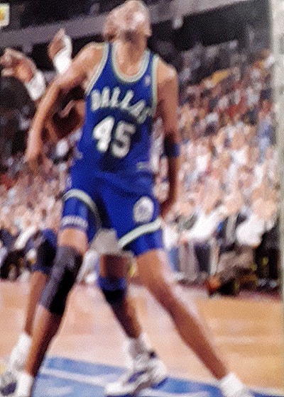 1993-94 NBA Hoops #45 Derek Harper — front