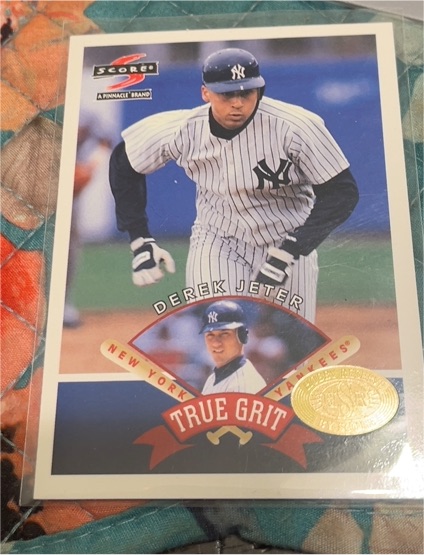 1997 Score #545 Derek Jeter True Grit — front