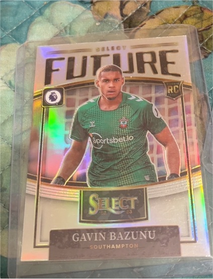 2022 Panini Select Premier League Future #8 Gavin Bazunu — front
