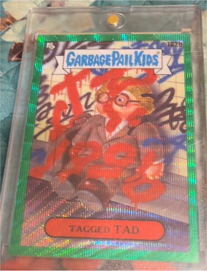 2022 Topps Garbage Pail Kids Chrome Series 5 #182b Tagged Tad — front