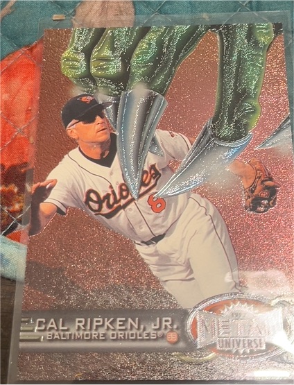 1997 Fleer Skybox Metal Universe #8 Cal Ripken Jr. — front