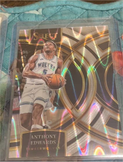 2023-24 Panini Select #164 Anthony Edwards Premier Level — front