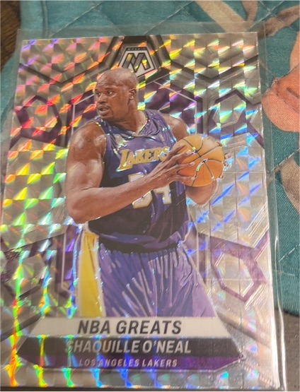 2023-24 Panini Mosaic #296 Shaquille O'Neal NBA Greats — front