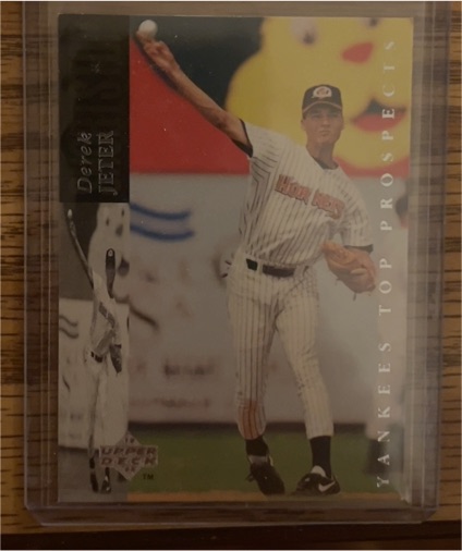 1993 Upper Deck #185 Derek Jeter Yankees Top Prospects Rookie — front