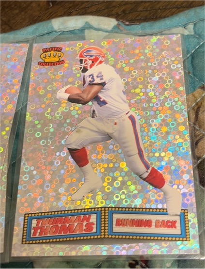 1994 Pacific Crown Collection Marquee Prisms #33 Thurman Thomas — front