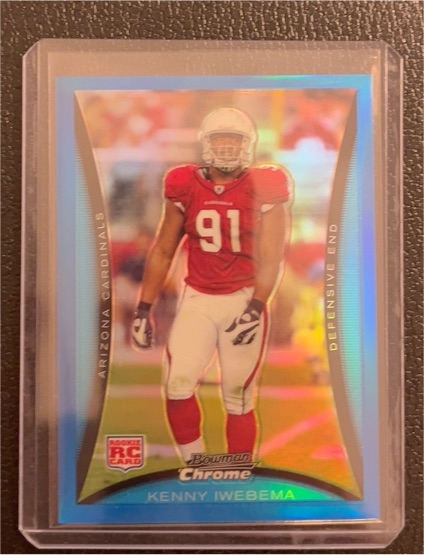 2008 Bowman Chrome #BC60 Kenny Iwebema — front