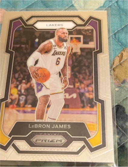 2023-24 Panini Prizm #63 LeBron James — front