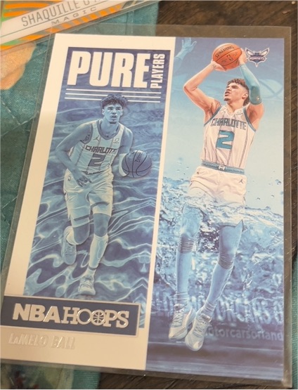 2021-22 Panini NBA Hoops #1 LaMelo Ball Pure Players — front