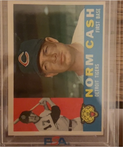 1960 Topps #488 Norm Cash — front
