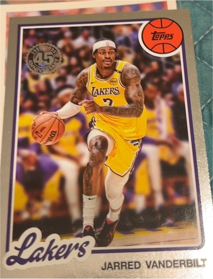 2025-26 Topps 45th Anniversary #80BK-50 Jarred Vanderbilt — front