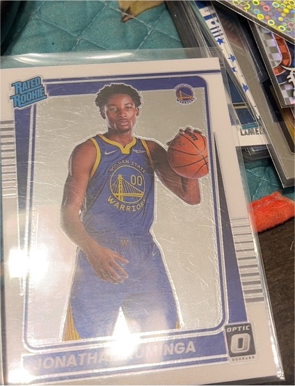 2021-22 Panini Donruss Optic #190 Jonathan Kuminga — front