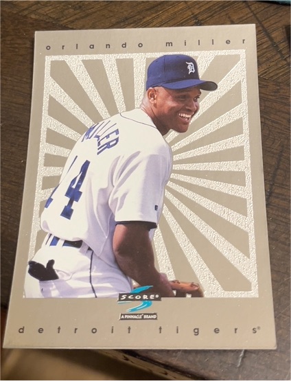 1997 Score #449 Orlando Miller — front