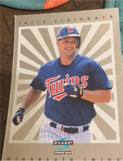1997 Score #350 Terry Steinbach — front