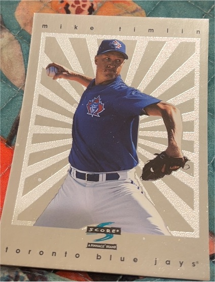1997 Score Mike Timlin Toronto Blue Jays — front