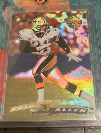 1996 Topps Stadium Club Dot Matrix #54 Eric Allen — front