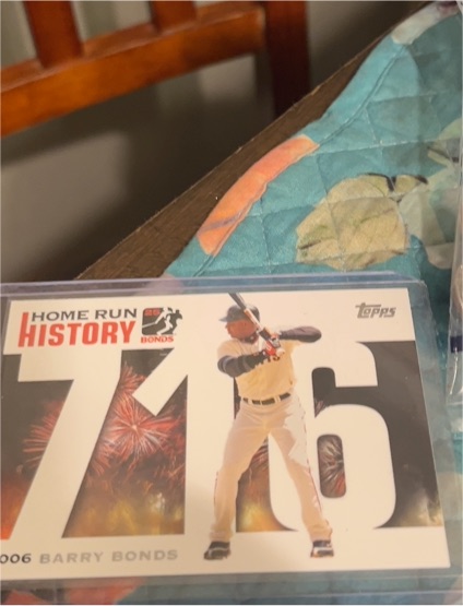 2006 Topps Home Run History Barry Bonds #BB716 Giants — front