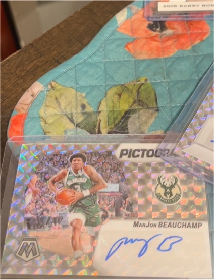 2023-24 Panini Mosaic Pictographs #PM-MJB MarJon Beauchamp — front