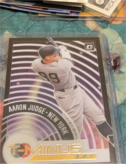 2021 Donruss Optic #TM14 Aaron Judge T-Minus 3,2,1 — front