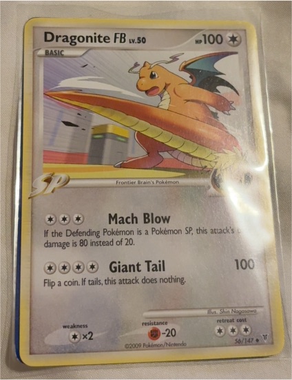2009 Pokémon Supreme Victors #56 Dragonite FB — front