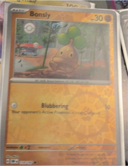 2023 Pokémon SV03: Obsidian Flames #110 Bonsly — front