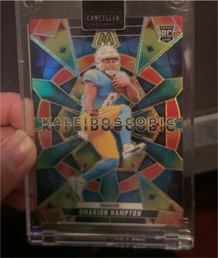 2025 Panini Mosaic #3 Omarion Hampton Kaleidoscopic — front