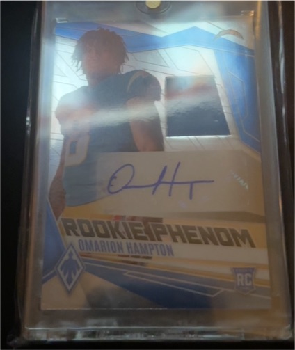 2025 Panini Phoenix Rookie Phenom #RPJ-OHH Omarion Hampton — front