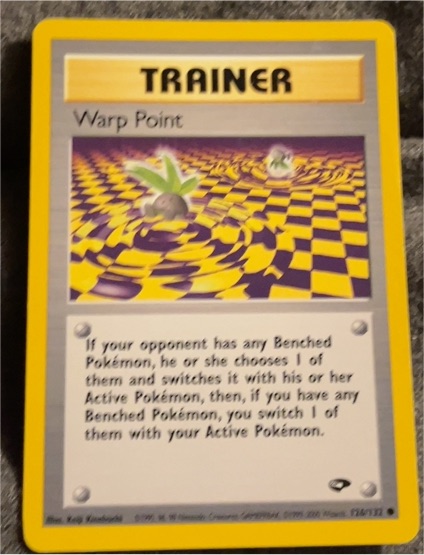 2000 Pokemon Gym Challenge #126 Warp Point — front