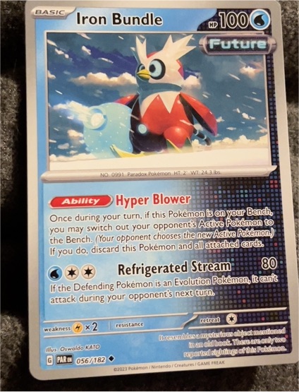 2023 Pokémon Scarlet & Violet Paradox Rift #056 Iron Bundle — front
