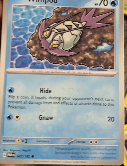 2023 Pokémon SV04: Paradox Rift #047 Wimpod — front