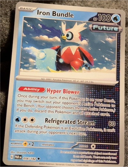 2023 Pokémon Scarlet & Violet Paradox Rift #056 Iron Bundle — front
