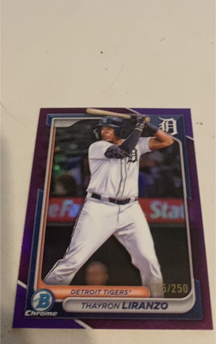 2024 Bowman Draft Chrome #BDC-4 Thayron Liranzo — front