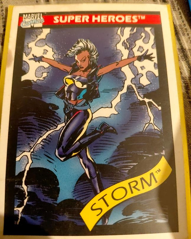 1990 Impel Marvel Universe #48 Storm — front