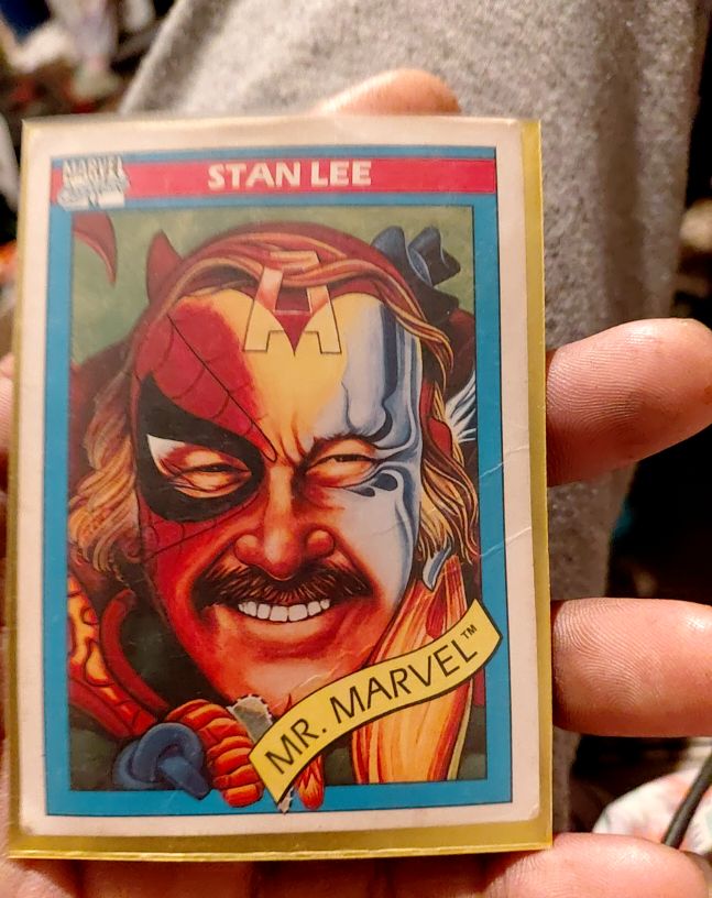 1990 Impel Marvel Universe Series 1 #161 Stan Lee Mr. Marvel — front