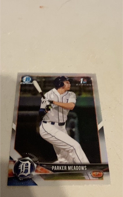 2018 Bowman Draft Chrome #BDC-28 Parker Meadows — front