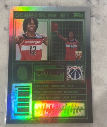 2025-26 Topps Scan and Slam #SS-31 Tre Johnson III — front