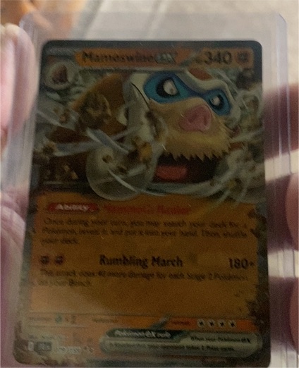 2025 Pokémon TCG SV09: Journey Together #079 Mamoswine ex — front
