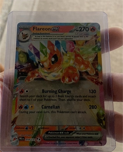 2025 Pokémon TCG Prismatic Evolutions #014 Flareon GX — front