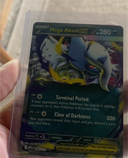 2025 Pokémon Mega Evolution #086/132 Mega Absol EX — front
