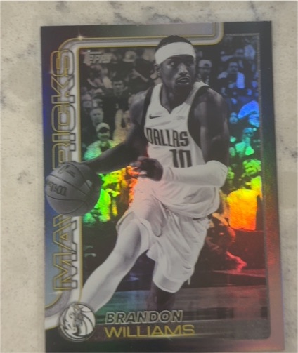 2025-26 Topps #171 Brandon Williams — front