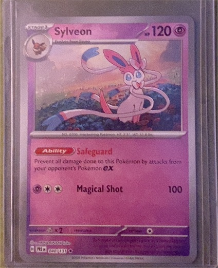 2025 Pokémon Prismatic Evolutions #040 Sylveon — front