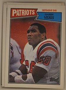 1987 Topps #106 Garin Veris New England Patriots — front