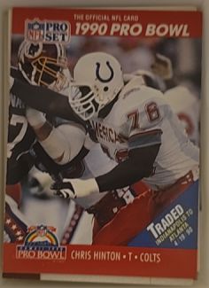1990 Pro Set #343b Chris Hinton — front