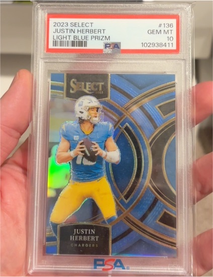 2023 Panini Select #136 Justin Herbert — front