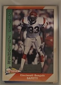 1991 Pacific #65 David Fulcher — front