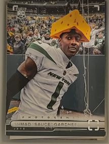 2022 Panini Chronicles #PH-33 Ahmad "Sauce" Gardner Photogenic — front