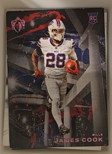 2022 Panini Chronicles #GK-14 James Cook Gridiron Kings Rookie — front
