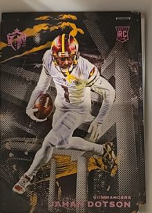 2022 Panini Chronicles #GK-9 Jahan Dotson Gridiron Kings Rookie — front