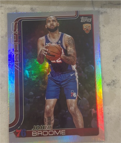 2025-26 Topps #235 Johni Broome — front