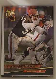 1993 Fleer Ultra #80 Clay Matthews — front