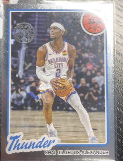 2025-26 Topps 1980-81 Topps Basketball #80BK-91 Shai Gilgeous-Alexander — front